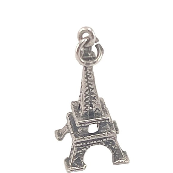 Eiffel Tower Charm Sterling Paris Travel Charm - Picture 2 of 7